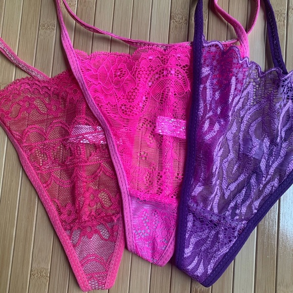 NEW Women’s 15 Pair Lace G-String Thong Set S/M - Picture 6 of 9